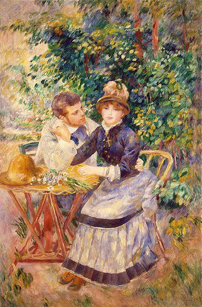 In the Garden,, Pierre-Auguste Renoir